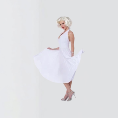 Marilyn Monroe Orange Dress